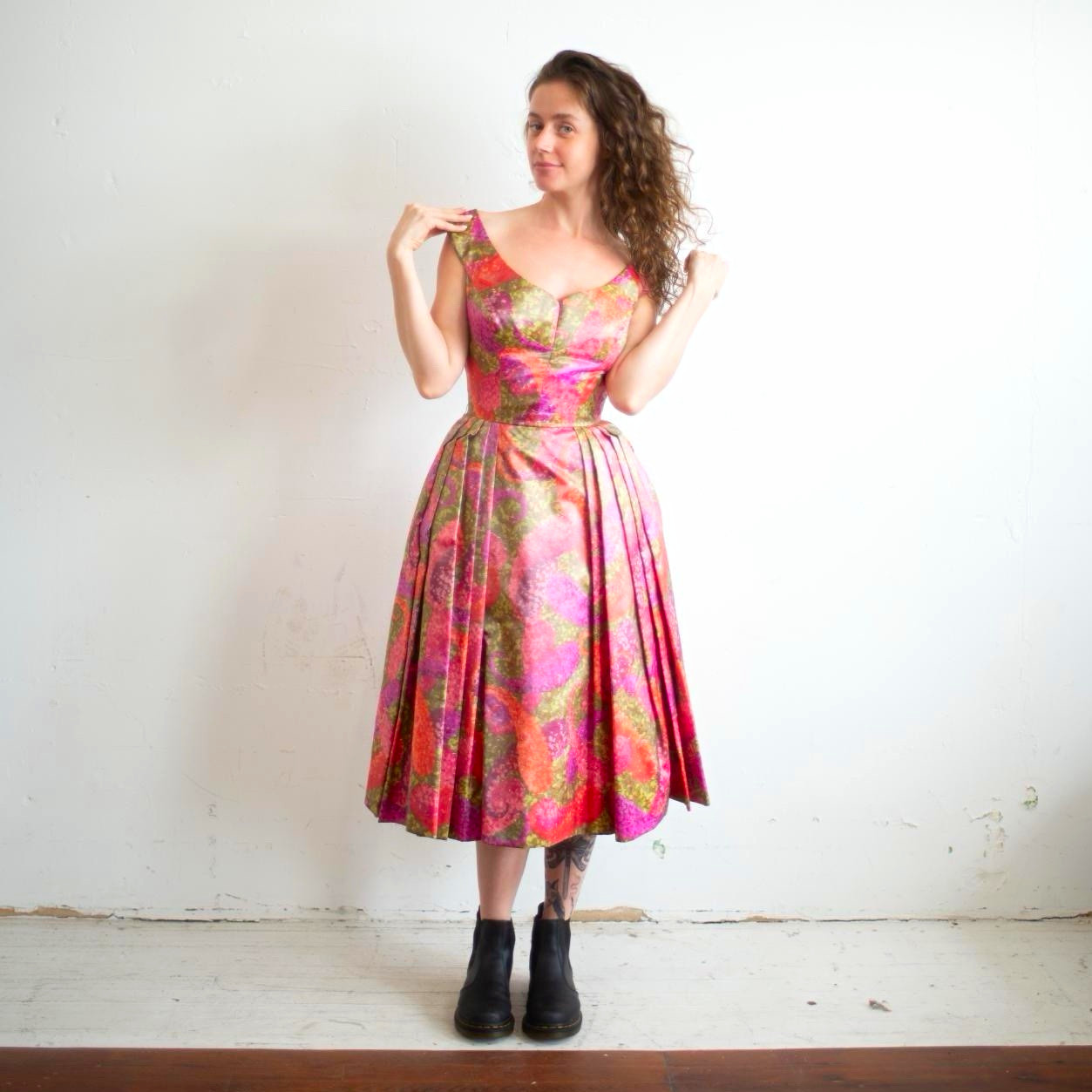 TRUE VINTAGE 1950s BY BRANELL Julius Garfinckel & Co. Party Dress Retro