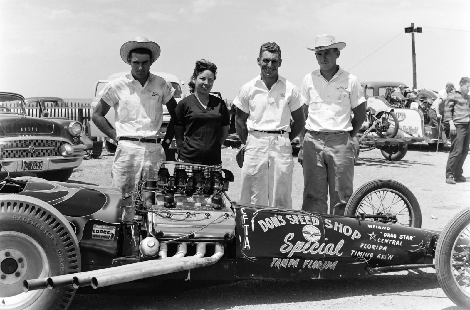 Don Garlits Top Fuel Don\'s Speed Shop B&W  Poster 11\