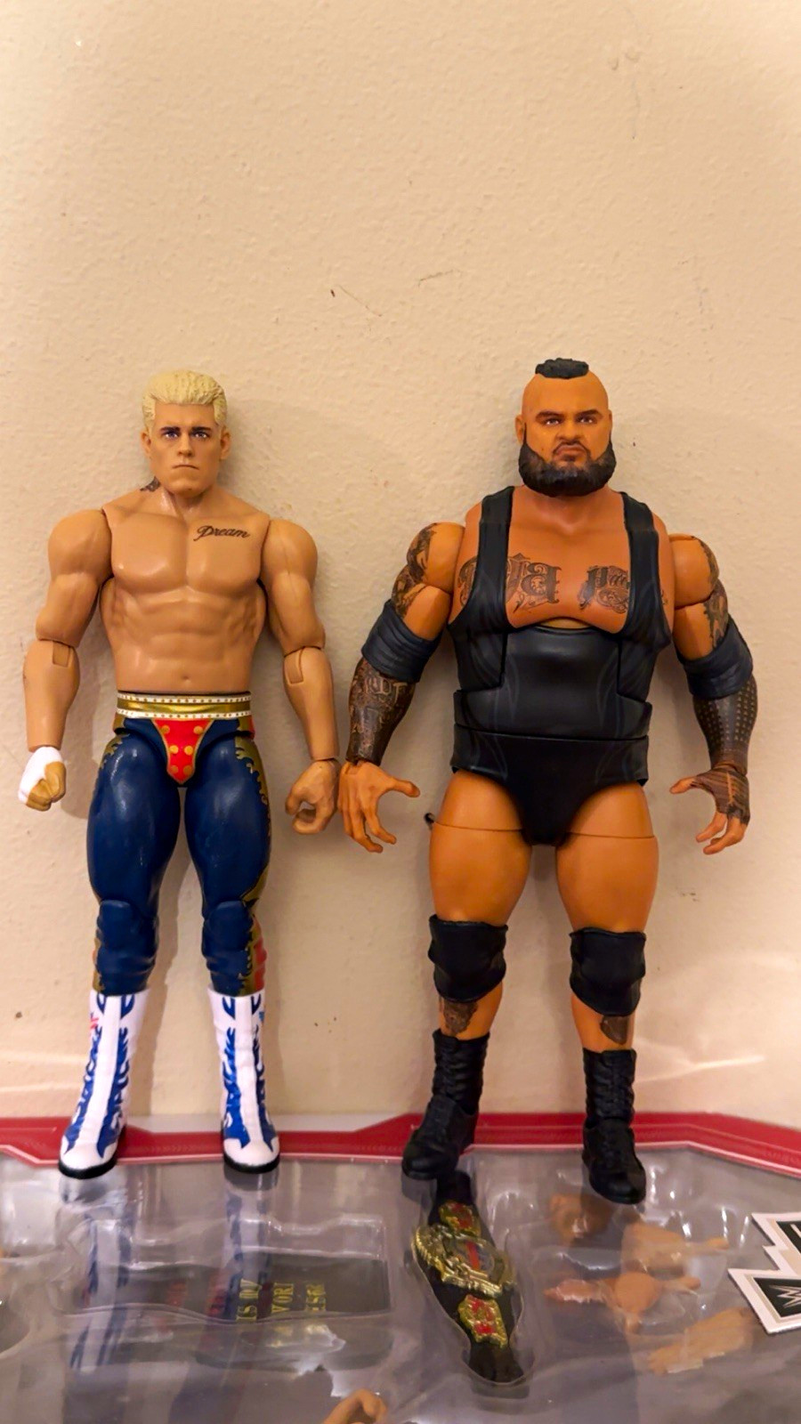 WWE Mattel Elite Series 127 Bronson Reed And Cody Rhodes Mixed Lot