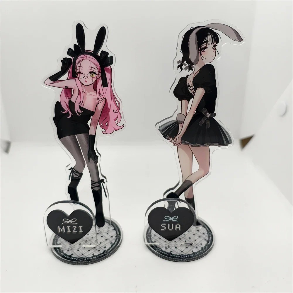 2Pcs/Set Alien Stage Mizi/Sua Acrylic Desktop Stand Figure Collection Decor Gift 2Pcs/Set Alien Stage Mizi/Sua Acrylic Desktop Stand Figure Collection Decor Gift