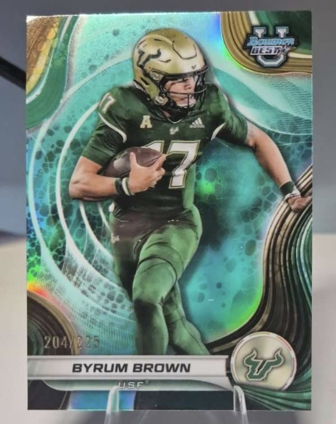 2024 Bowman\'s Best University - Byrum Brown #72 Aqua Refractor /225 (RC) 2024 Bowman\'s Best University - Byrum Brown #72 Aqua Refractor /225 (RC)