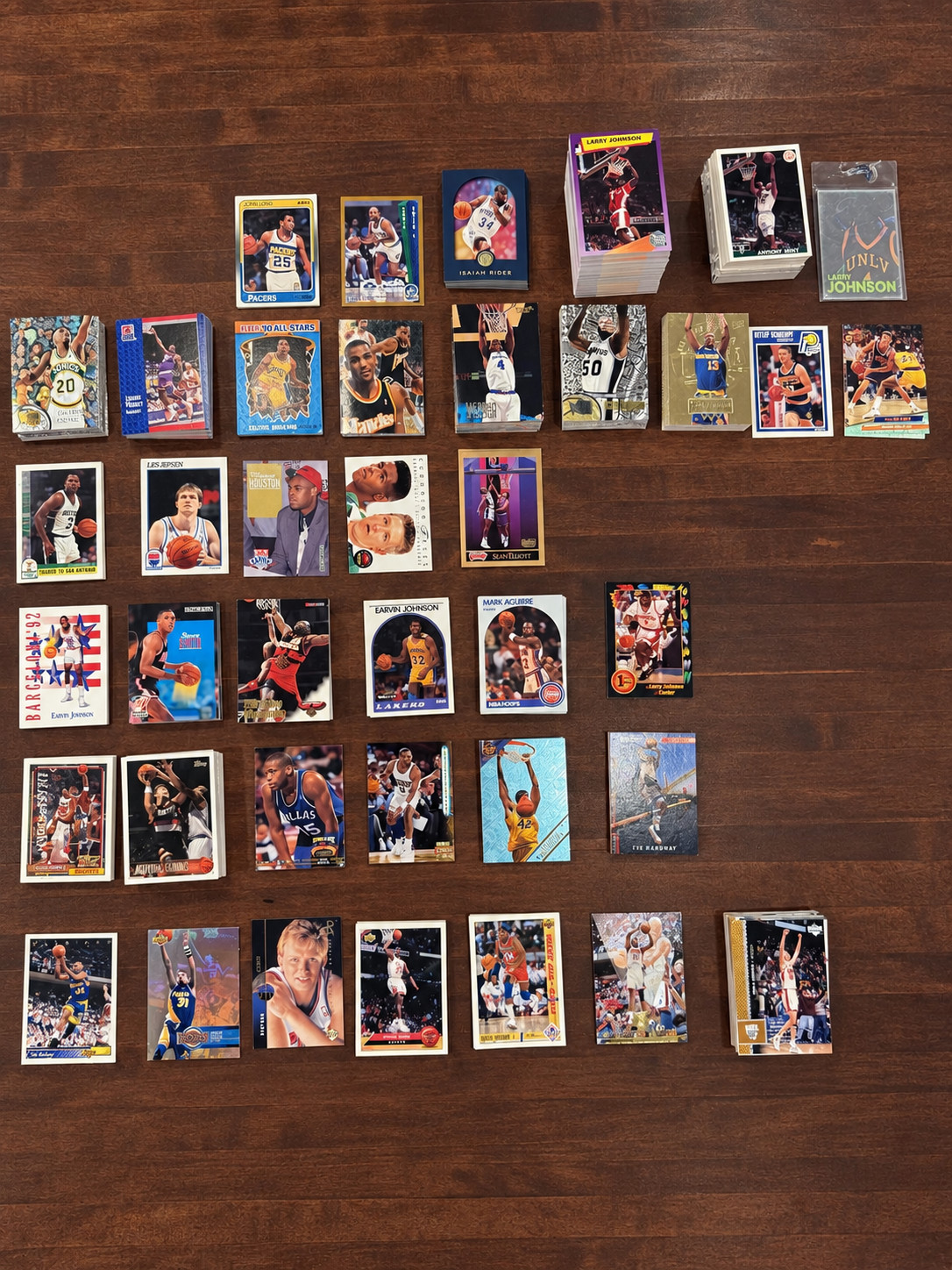 Vintage Basketball Card Lot 1989-98 Jordan Magic Fleer Topps UD