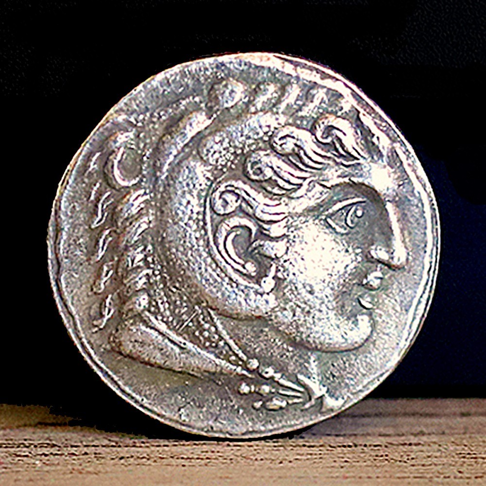 336-323 BC Ancient Greek Coin Alexander The Great - Silver Plated Tetradrachm