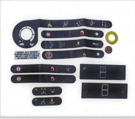 Part # JL1001119562  Fits JLG - PLATFORM CONSOLE DECAL KIT
