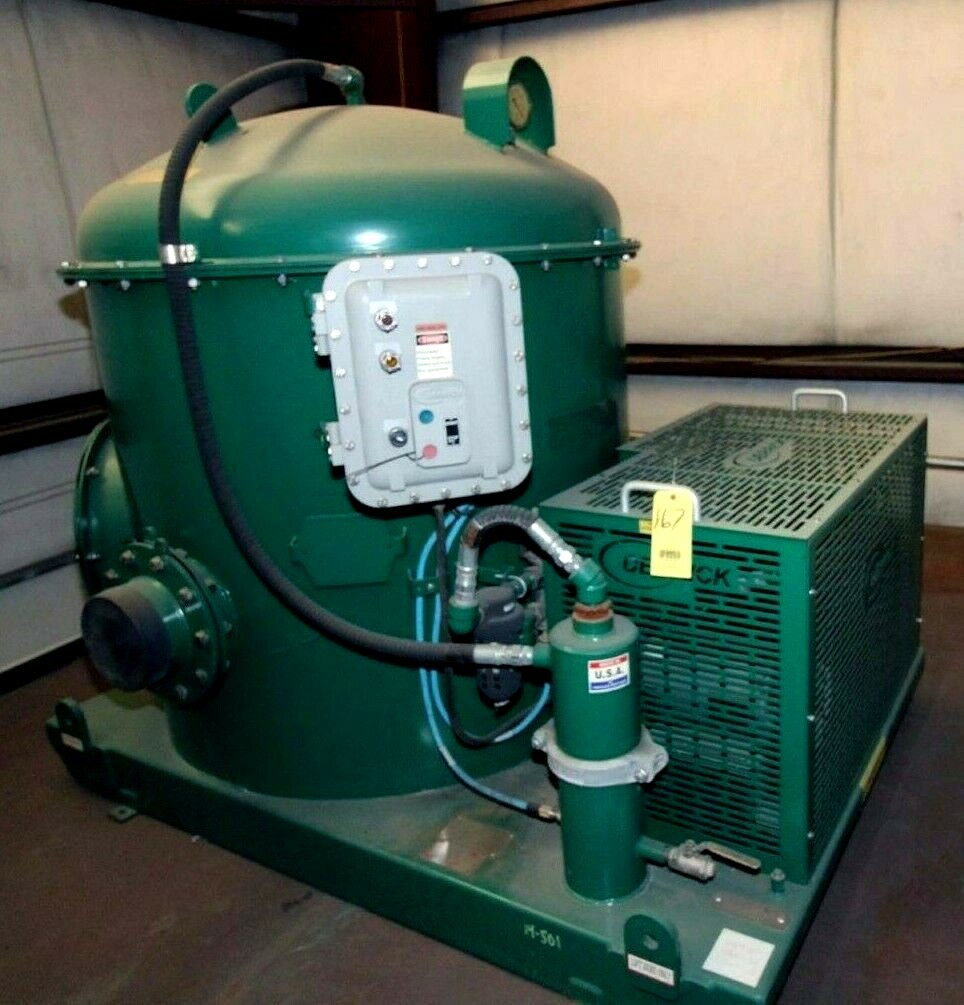 NEW DERRICK VACU-FLO 1200 VACUUM DEGASSER DRILLING MUD SYSTEM 1200 GPM