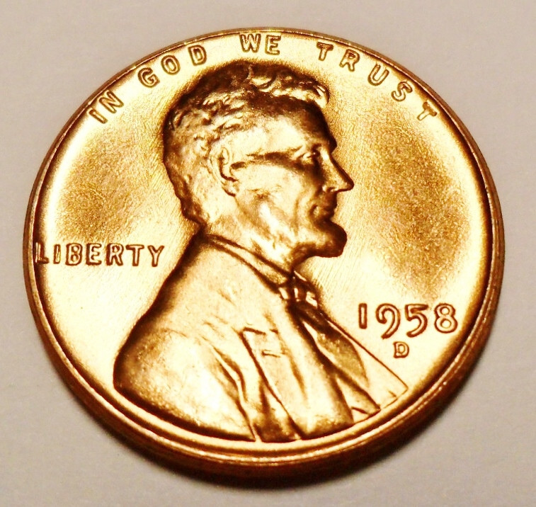 1958 D Lincoln Wheat Cent / Penny AVE CIRCULATED **FREE SHIPPING** 1958 D Lincoln Wheat Cent / Penny AVE CIRCULATED **FREE SHIPPING**
