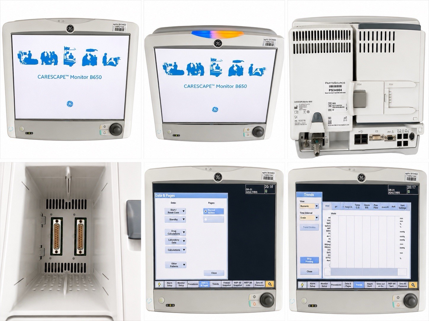GE CARESCAPE B650 MONITOR. POWERS ON.  FAST SHIPPING