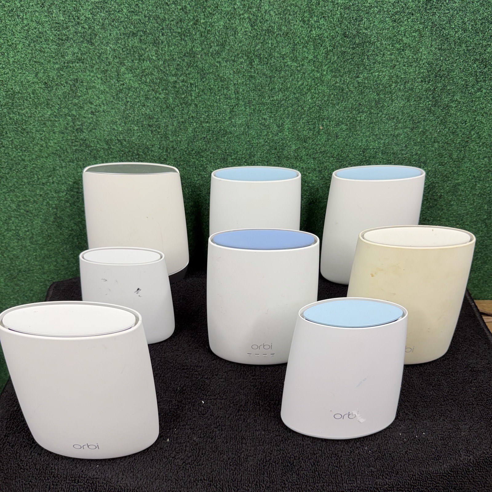 NETGEAR Orbi Satellite And Router Lot Of 8 RBR50 RBR40- Power Tested, As-Is