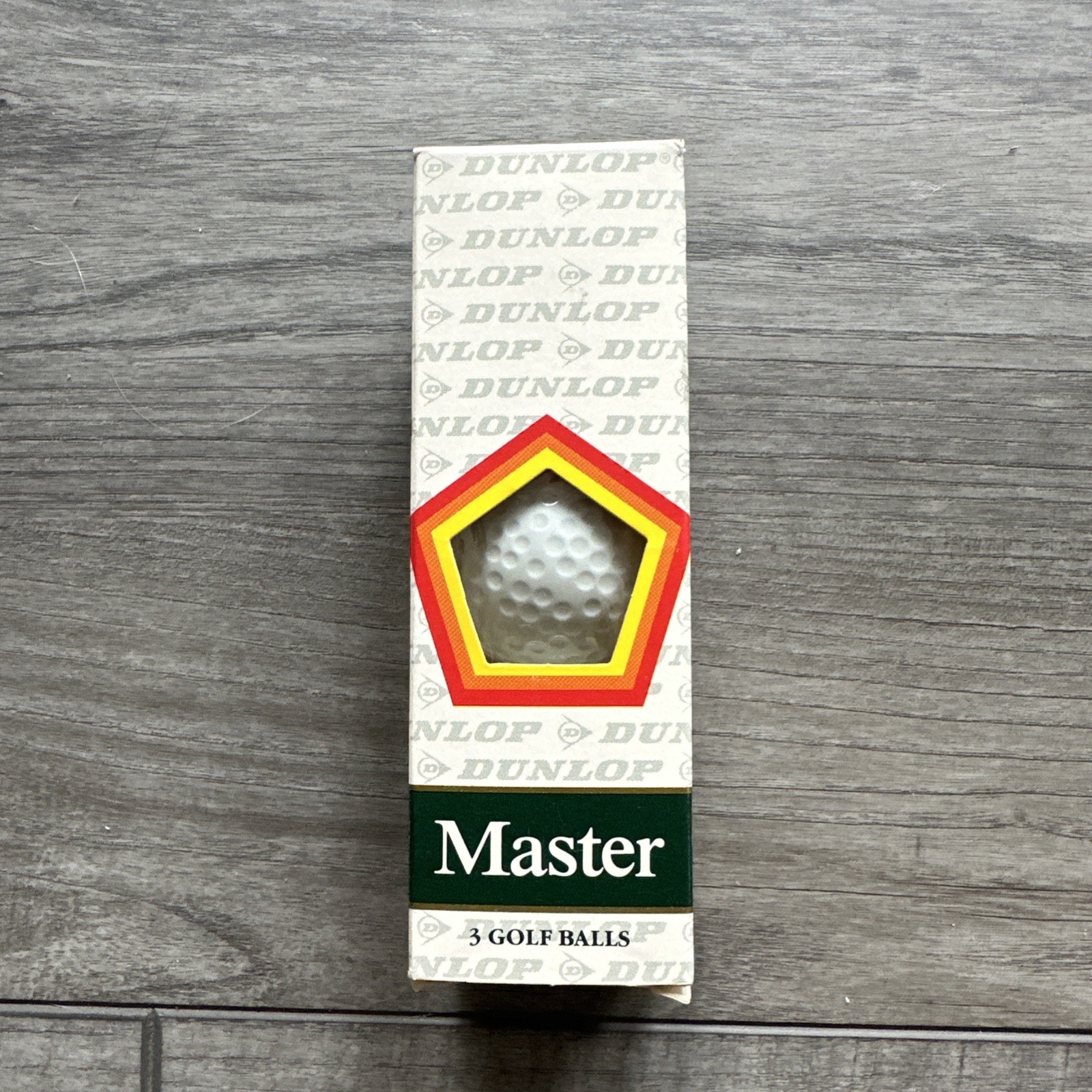 Vintage Dunlop Master 1 Sleeve 3 Golf Ball # 2 Made in USA New Vintage Dunlop Master 1 Sleeve 3 Golf Ball # 2 Made in USA New