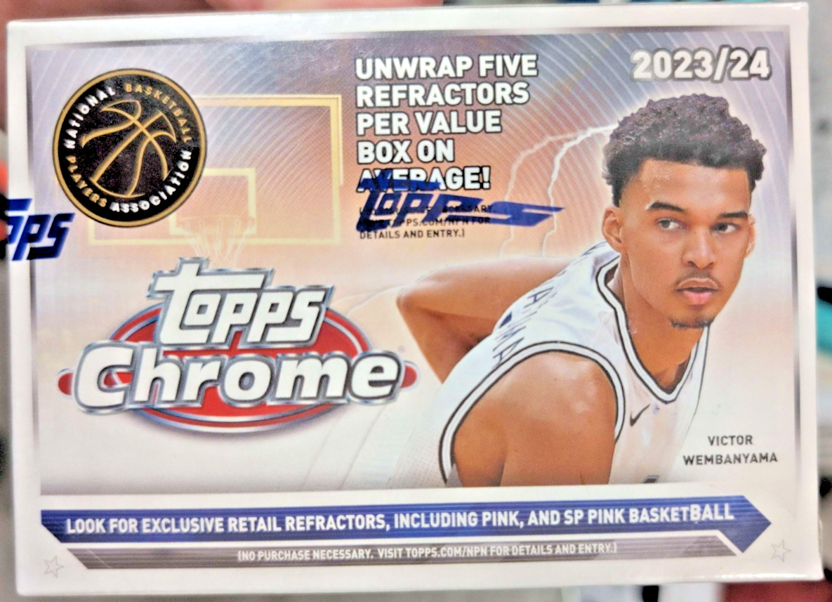 2023/2024 Topps Chrome Basketball Box-NEW 2023/2024 Topps Chrome Basketball Box-NEW