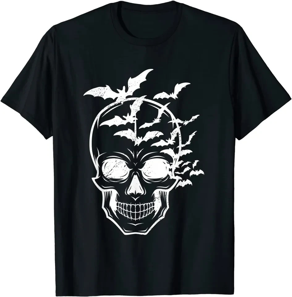 Skull Of Bats Creepy Halloween T-Shirt Skull Of Bats Creepy Halloween T-Shirt