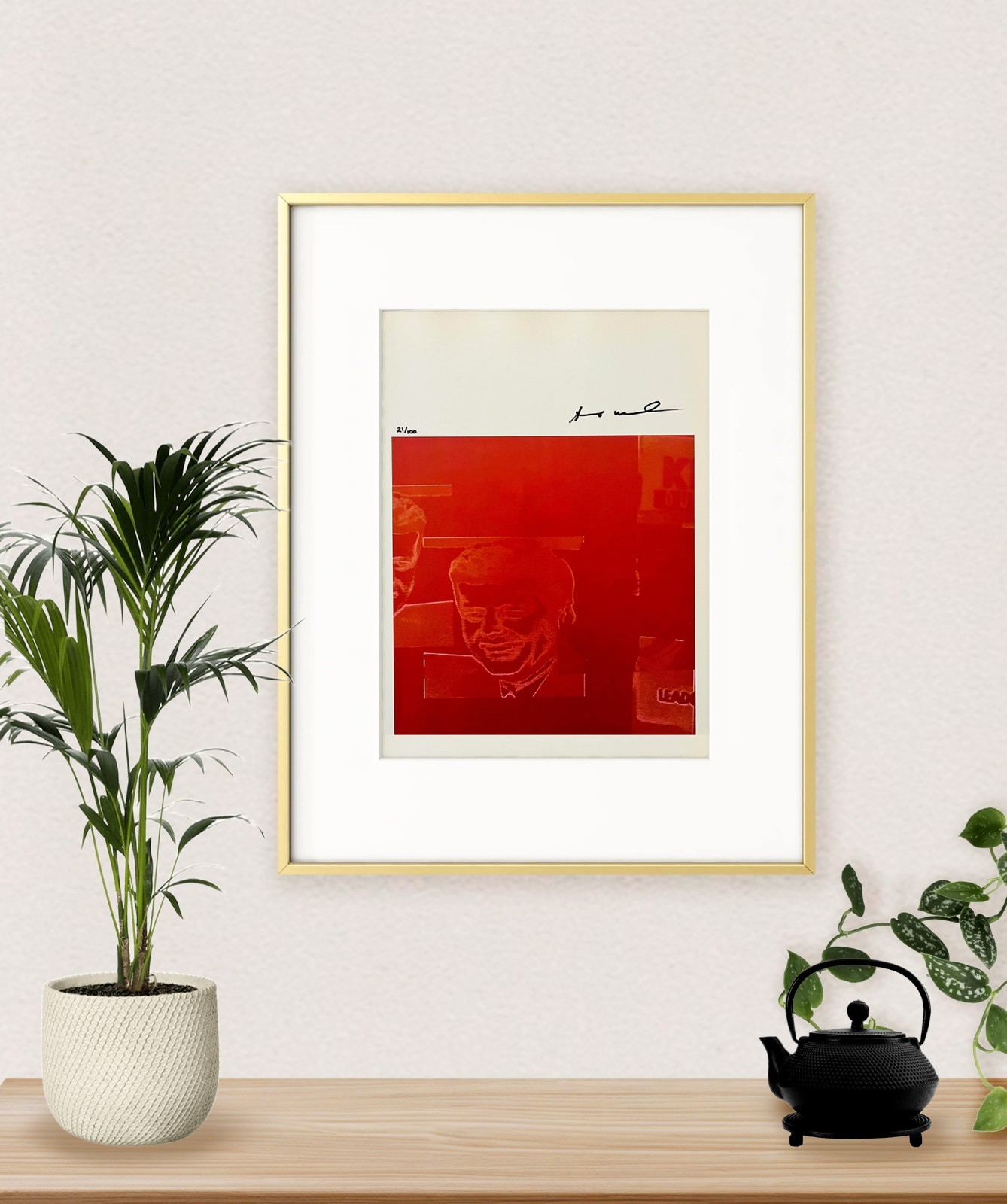 Andy Warhol  (1987), Original  Signed Print, COA and Appraisal for $3,500 US.