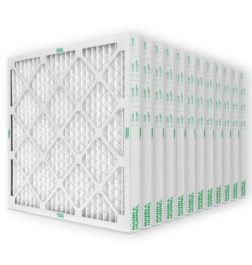 20X20X2 MERV 8 Pleated AC Furnace Air Filters.  12 Pack