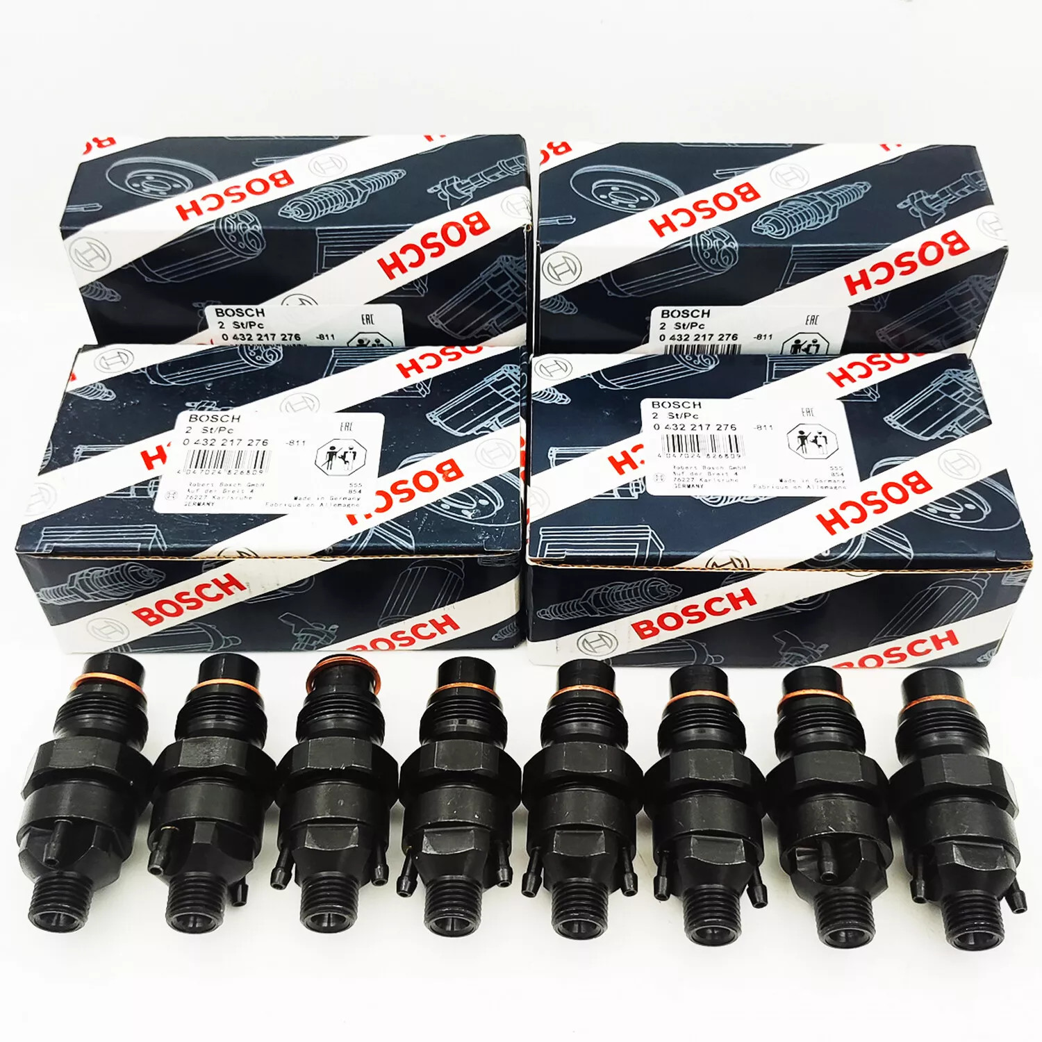 8 NEW BOSCH OEM \'92-\'05 6.5l Turbo Diesel Fuel Injectors 65 Chevy GMC injection 8 NEW BOSCH OEM \'92-\'05 6.5l Turbo Diesel Fuel Injectors 65 Chevy GMC injection