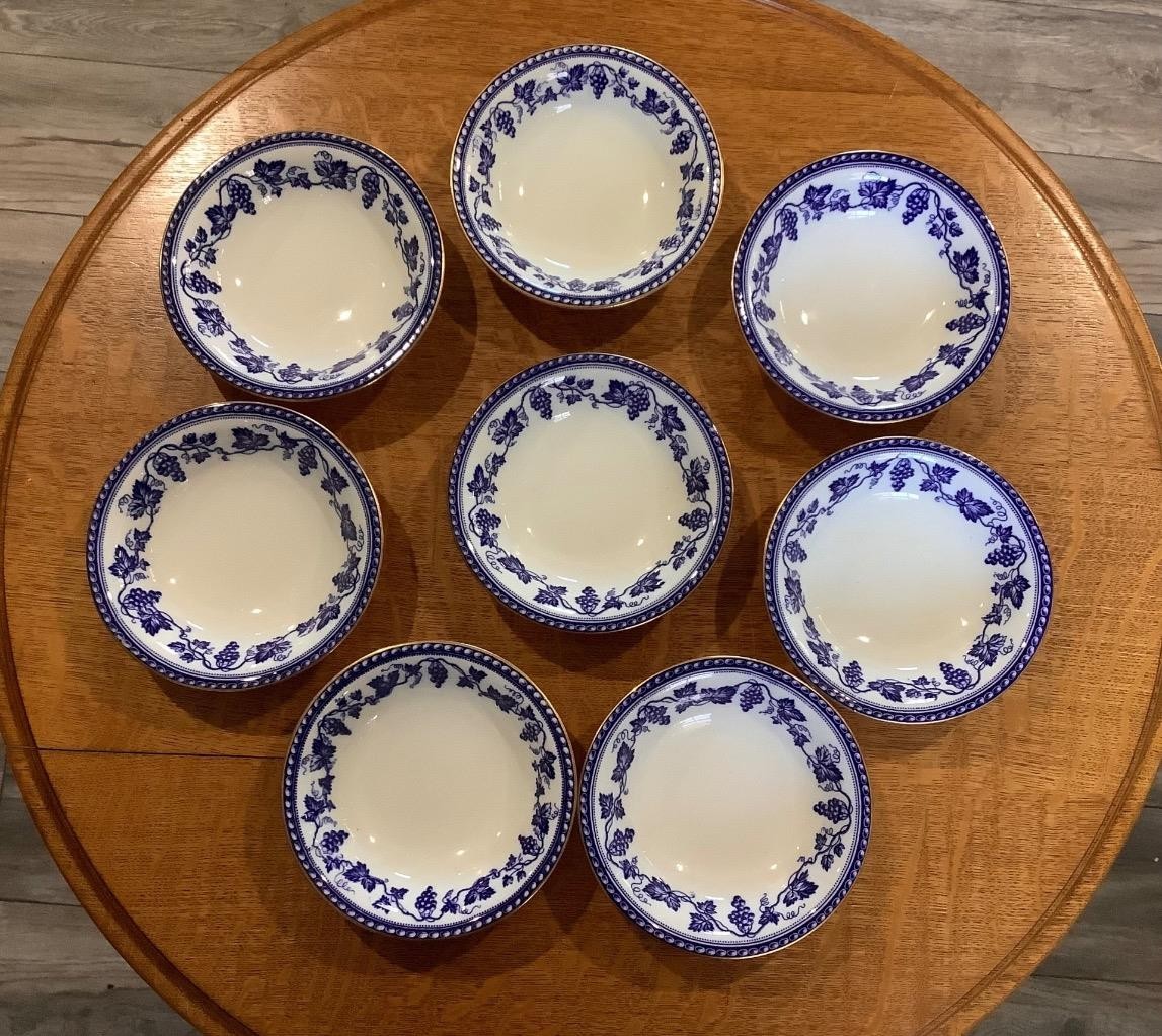 Wedgwood The Sofia bone china EIGHT coupes or cereal bowls X7721