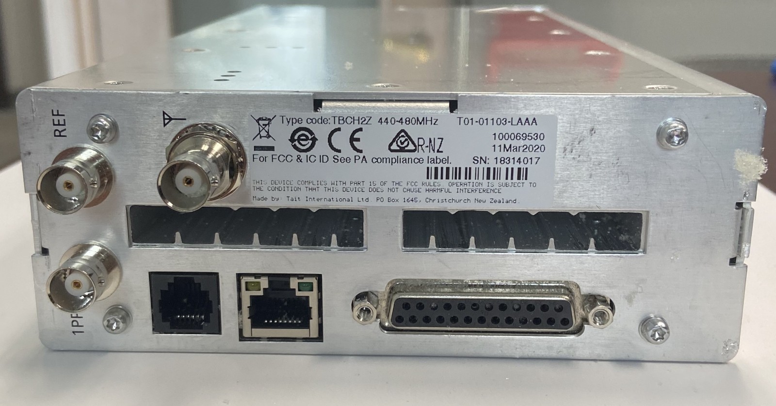 Tait T01-01103-LAAA TB9100 Base Station Reciter Module - UNTESTED / AS-IS