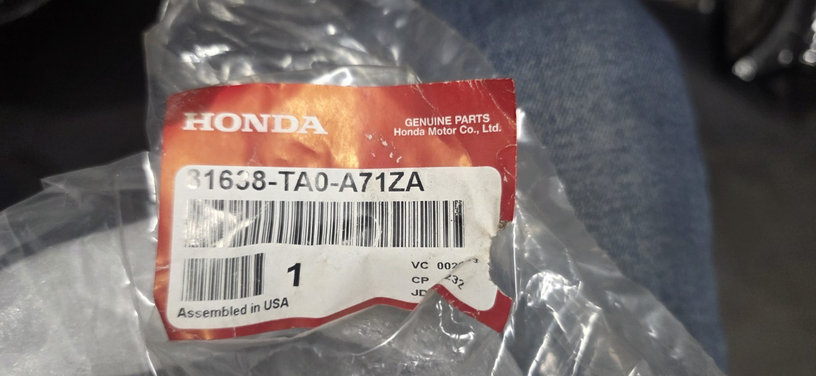 HONDA OEM 08-17 Accord Crosstour-Recline Cover 81638TA0A71ZA