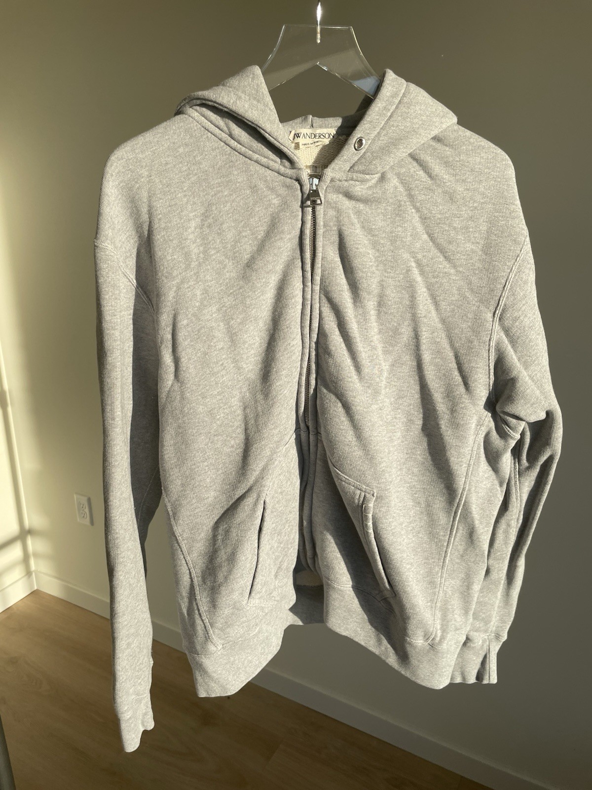 JW Anderson Cotton Zip Up Hoodie M