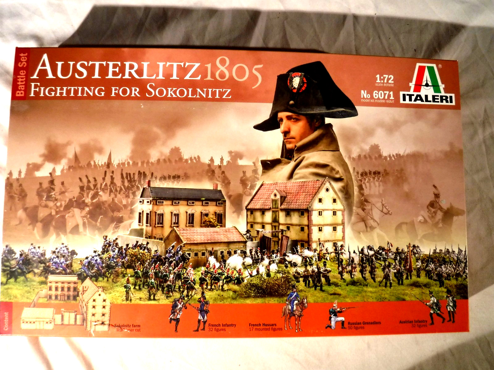 1/72 Italeri Austerlitz 1805 Sokolnitz Battle Set War Games Approved #6071
