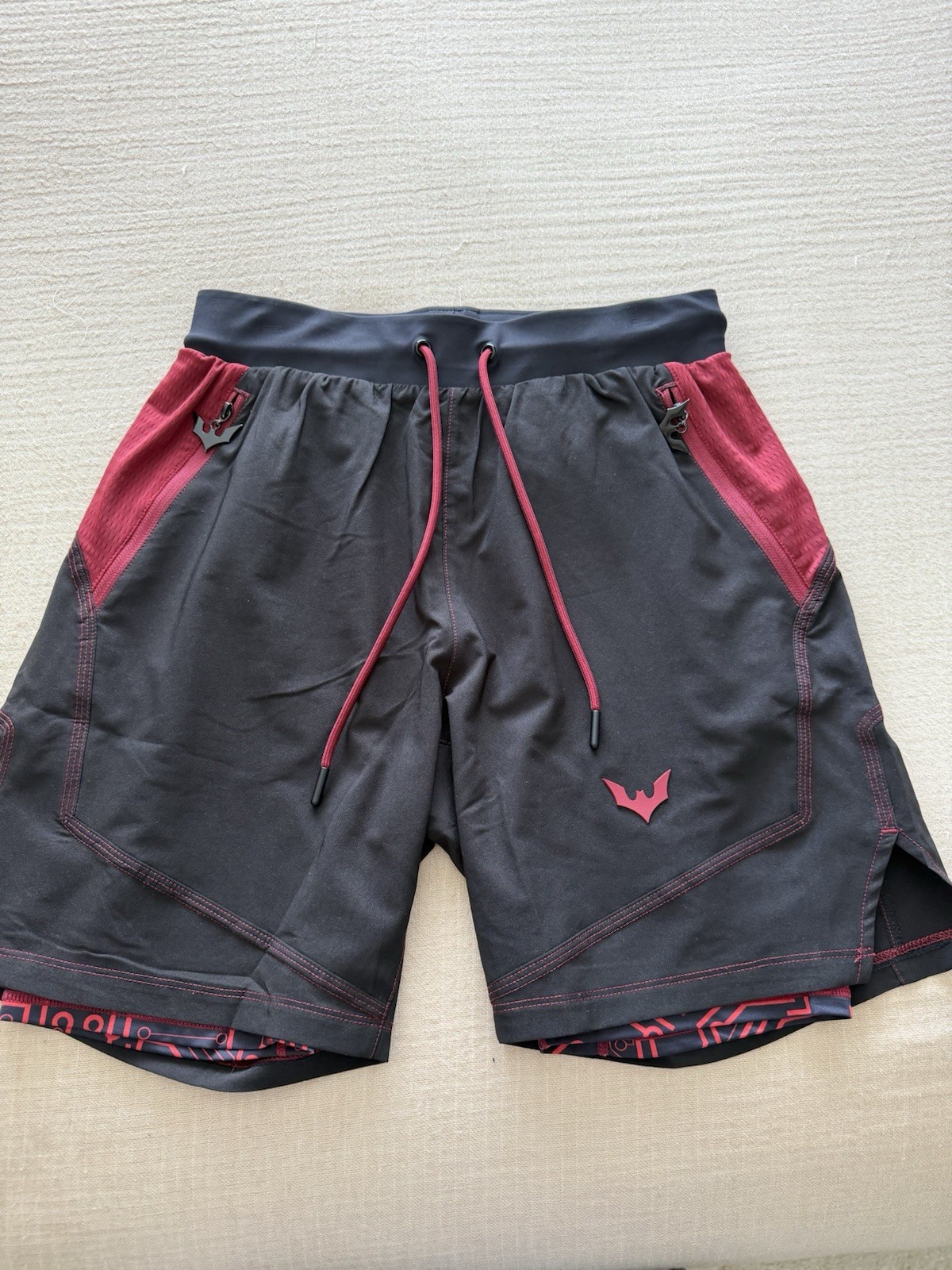 Super X Batman Beyond Active Shorts Super X Batman Beyond Active Shorts