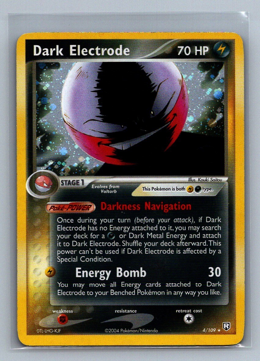 Dark Electrode #4/109 Holo Team Rocket Returns (Kouki Saitou) Pokemon Card - LP
