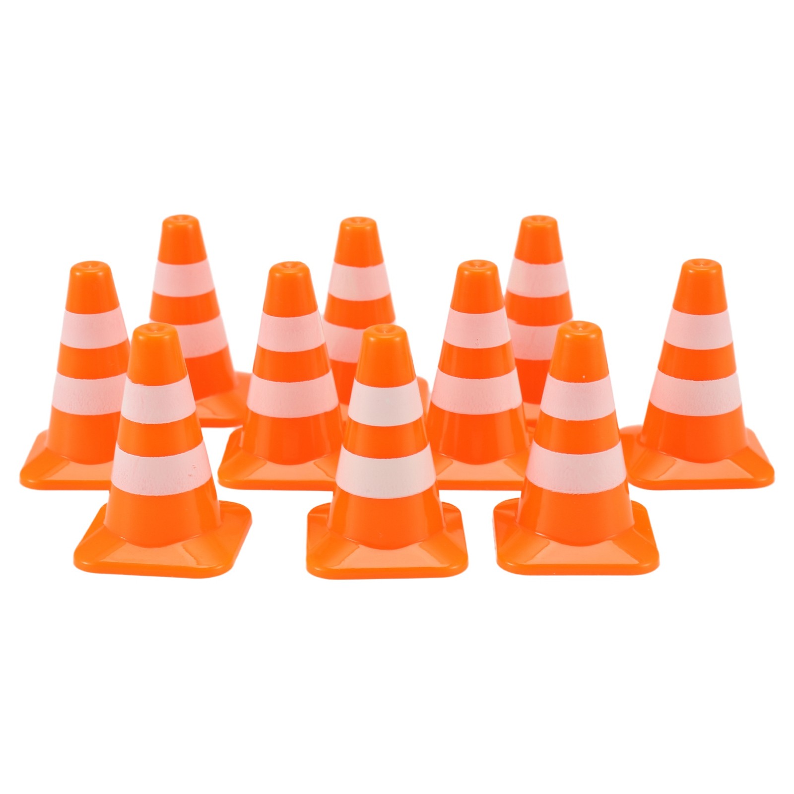 Traffic Cones 10Pcs Miniature Road Cones Construction Cones Kids Traffic8370