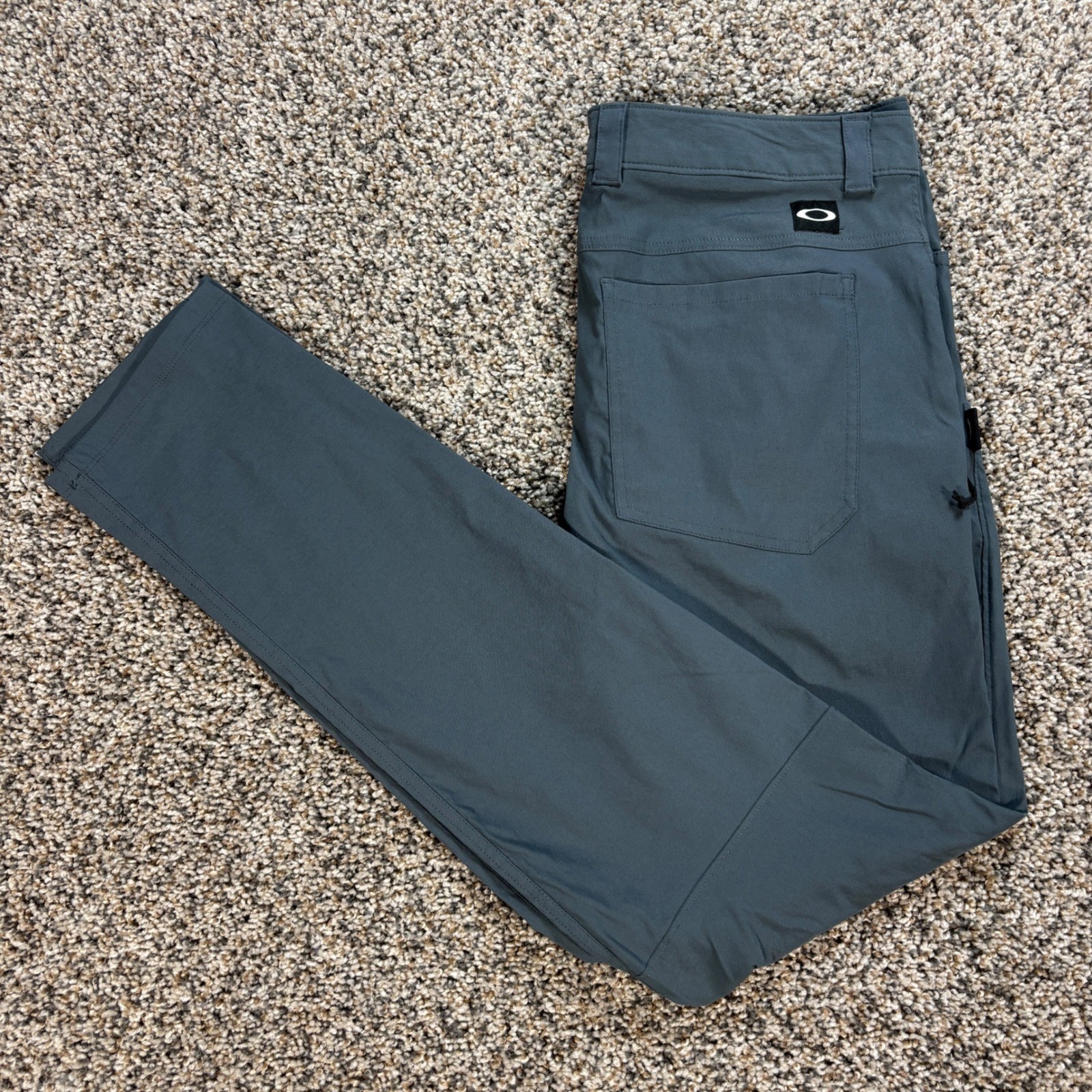 Oakley Men\'s 30 Regular Fit Technical Stretch Hiking Pants Slate Blue Gray New