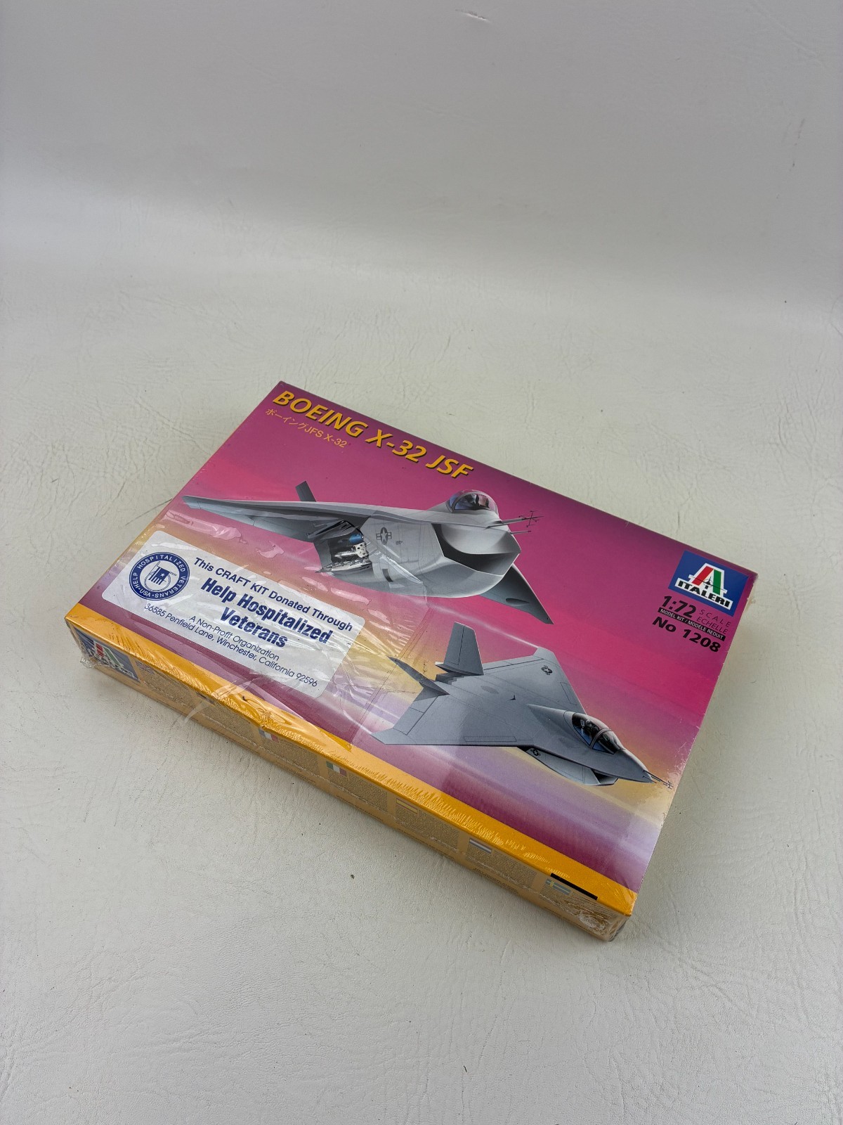 1/72 Italeri Boeing X-32 JSF Fighter Jet #1208 NEW Factory Sealed Model Airplane