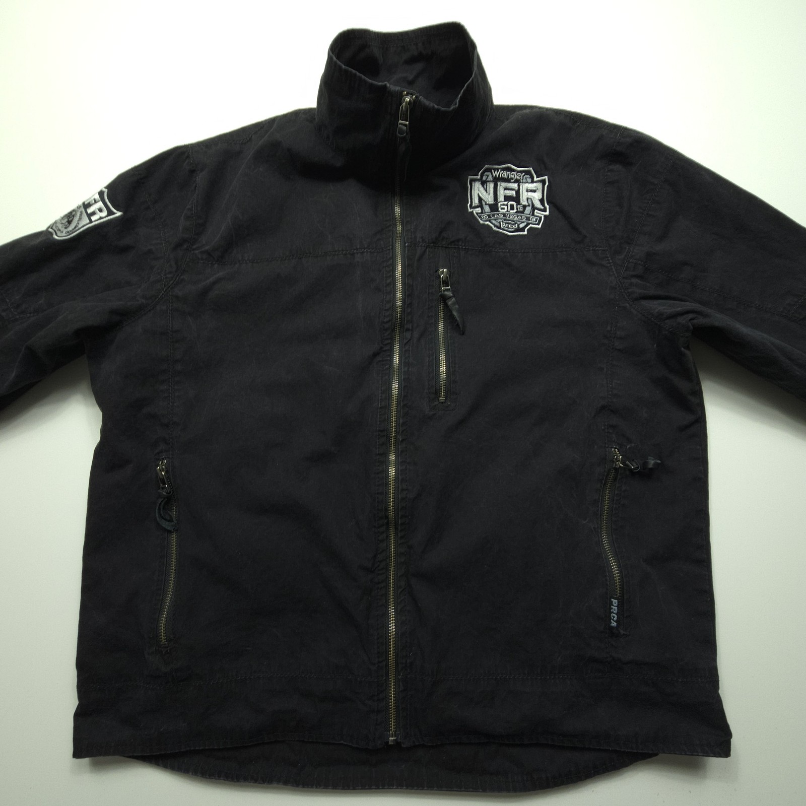 Wrangler PRCA NFR Mens Jacket Large Black 60 Year Anniversary Rodeo Las Vegas L