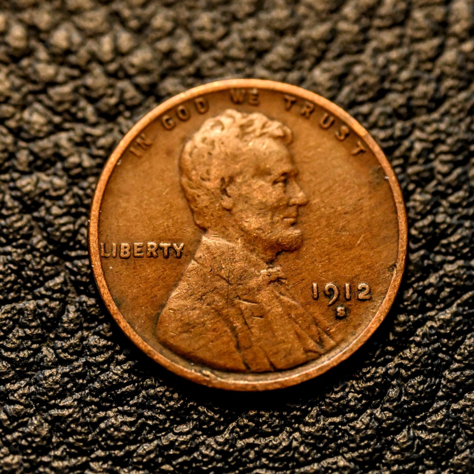 1912-S Lincoln Cent ~ Fine (F / FN) Condition - COMBINED SHIPPING 1912-S Lincoln Cent ~ Fine (F / FN) Condition - COMBINED SHIPPING