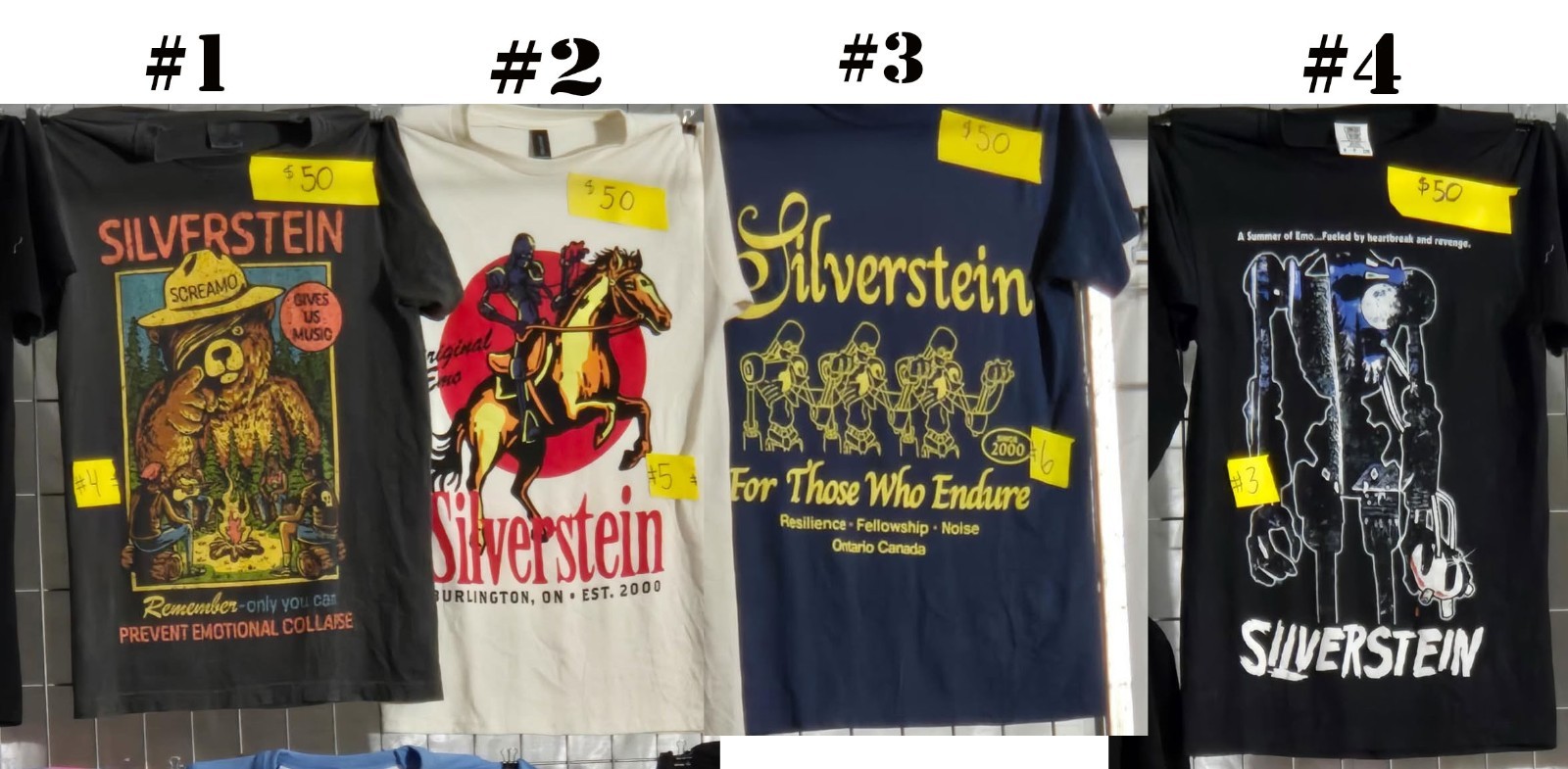 NEW Silverstein Camp Screamo Tour 2026 Creature merch Tee reprint S-5XL
