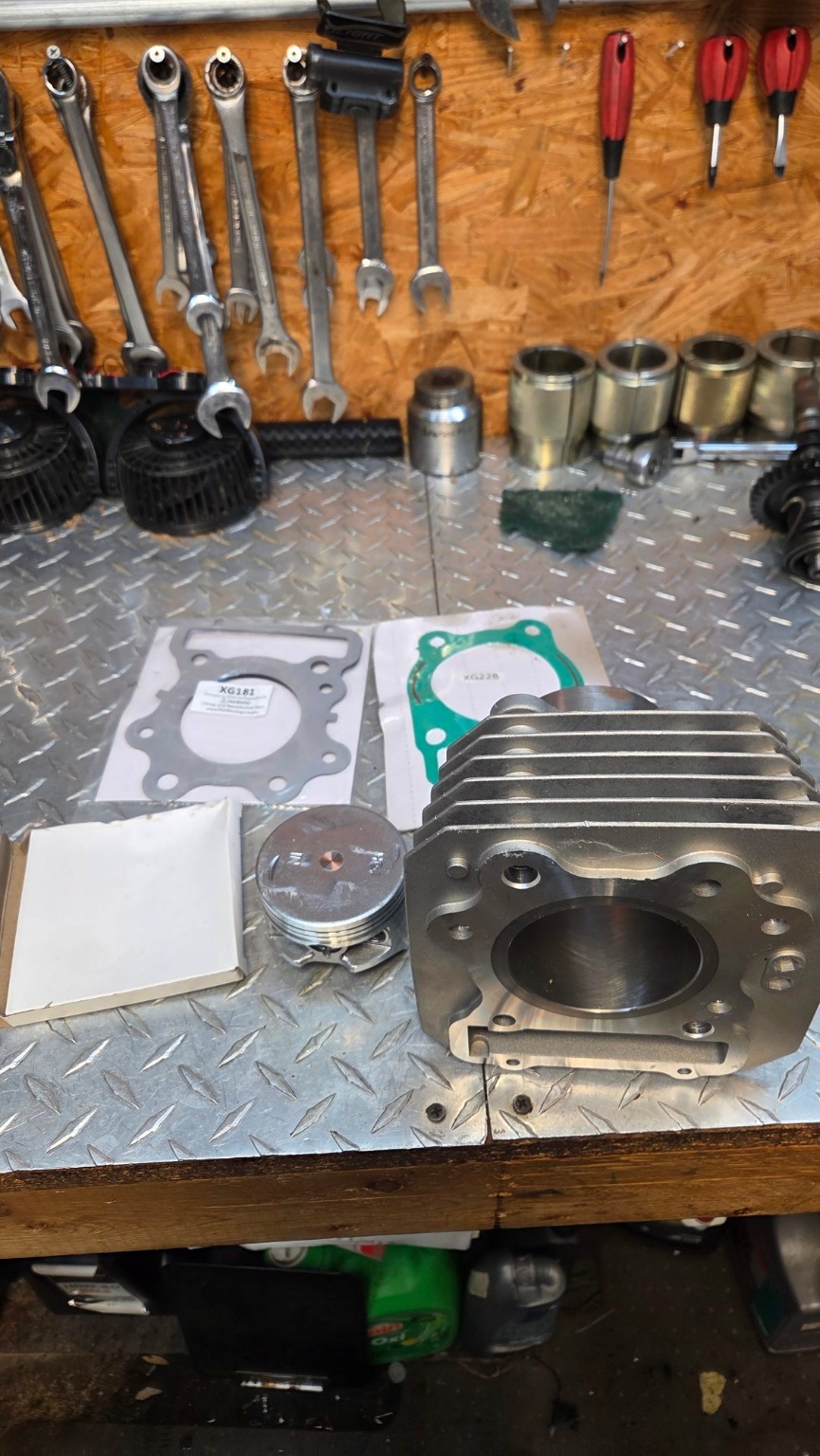 1985-87 Honda ATC250ES Big Red ATC250SX Cylinder Piston Gasket Top End Kit