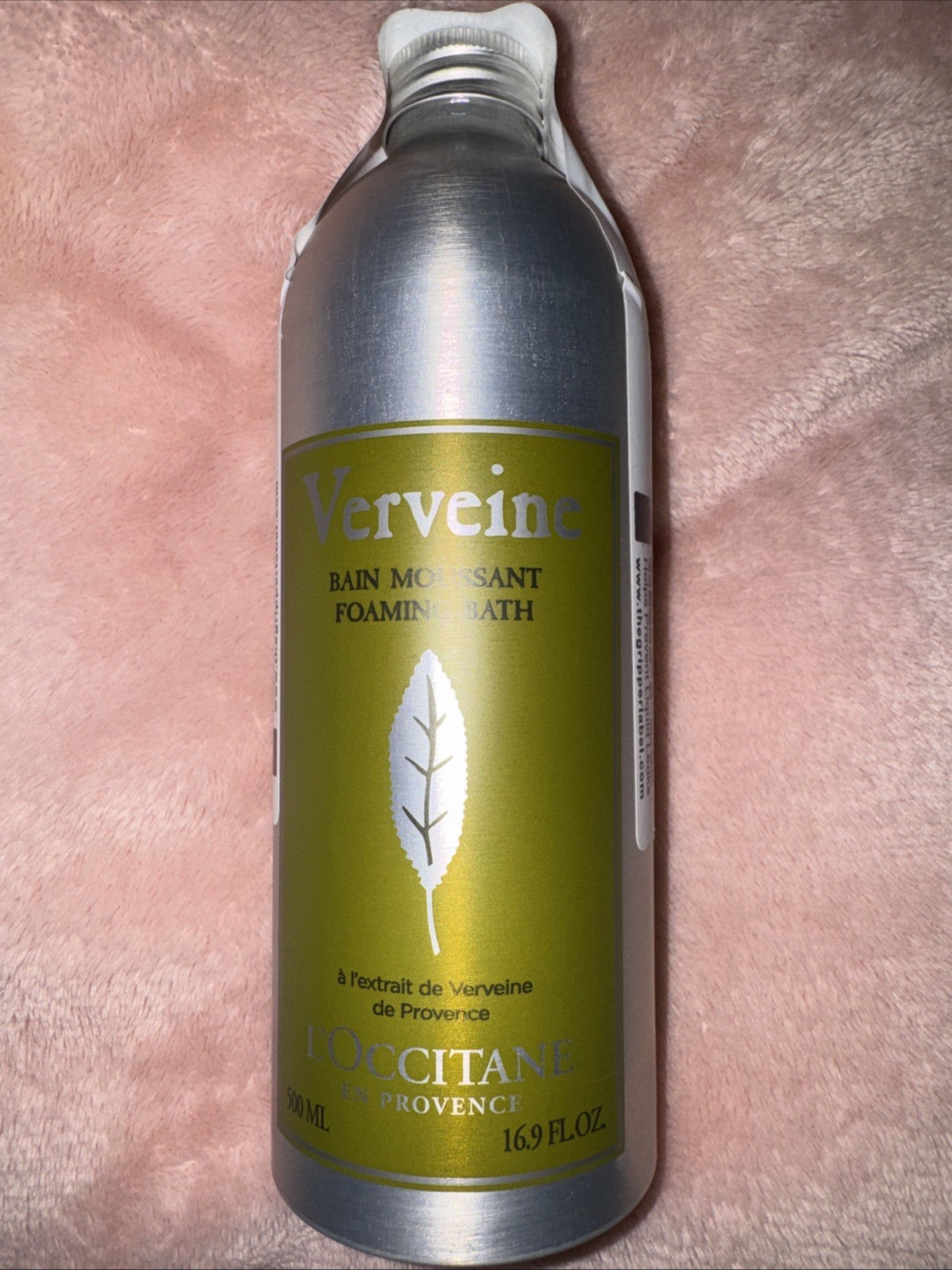 L\'occitane Verveine Foaming Bath 16.9 oz/500 ML NEW, Pallet Item, Read
