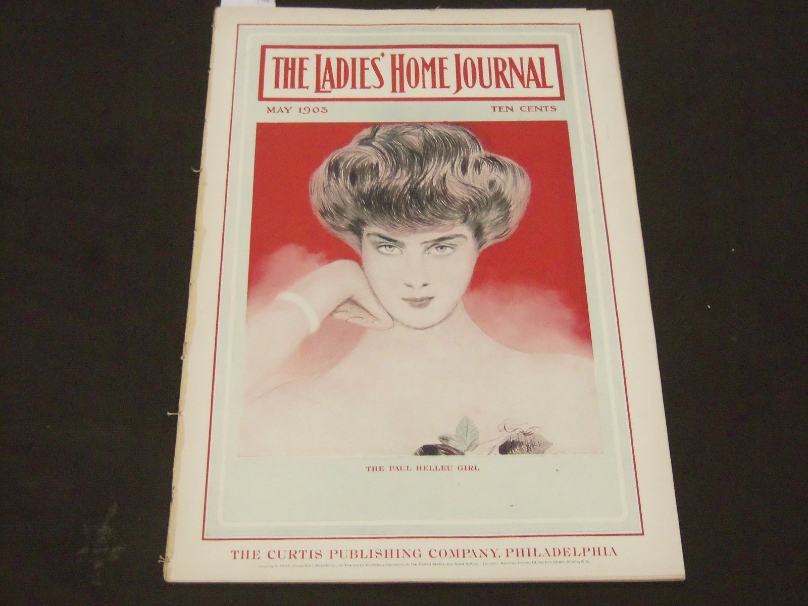 1903 MAY LADIES\' HOME JOURNAL MAGAZINE - MAXFIELD PARRISH INTERIOR - ST 4470