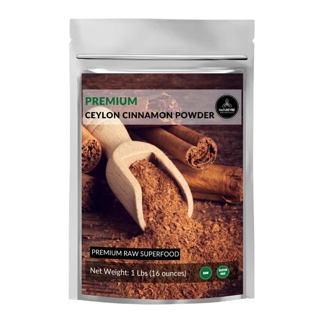 Ceylon Cinnamon Powder (1lb), Ground Premium Quality by Naturevibe Botanicals Ceylon Cinnamon Powder (1lb), Ground Premium Quality by Naturevibe Botanicals