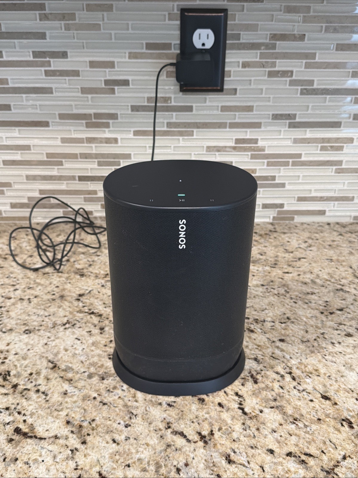Sonos Move Gen 1 Portable Smart Speaker Black - WORKS GREAT - Sonos Move Gen 1 Portable Smart Speaker Black - WORKS GREAT -