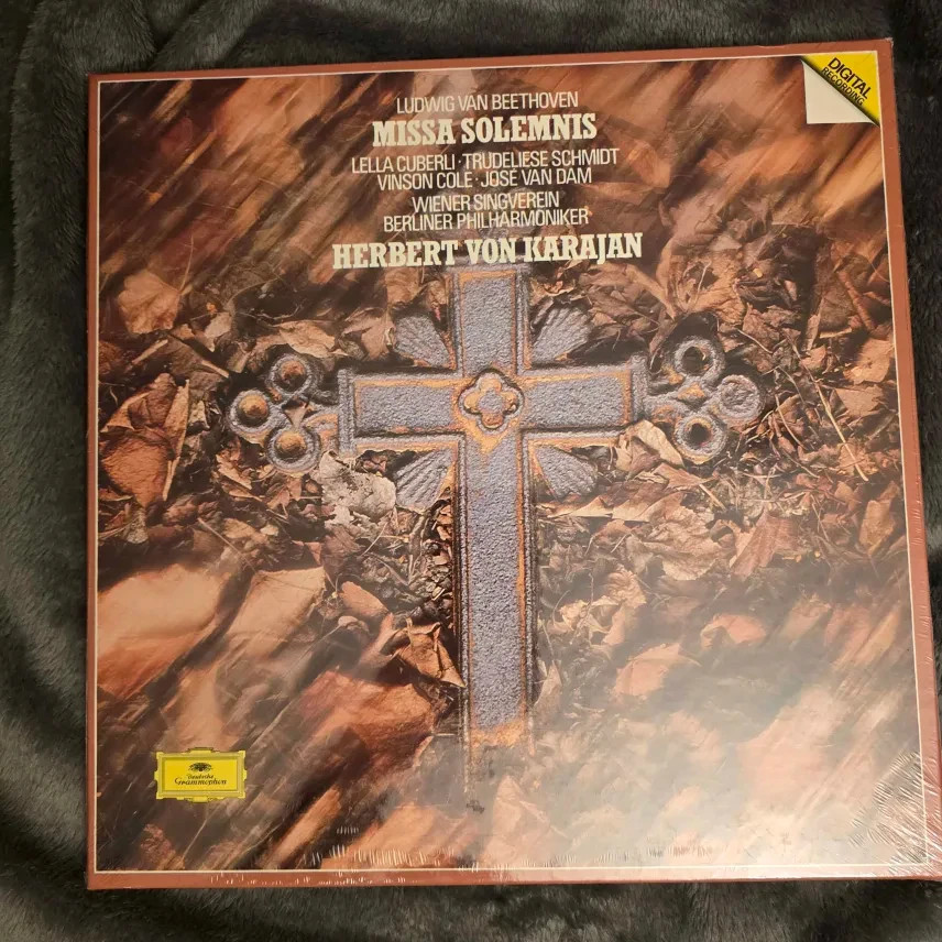 Beethoven Missa Solemnis |Deutsche Grammophon|3 LP| SEALED | Herbert Von Karajan Beethoven Missa Solemnis |Deutsche Grammophon|3 LP| SEALED | Herbert Von Karajan