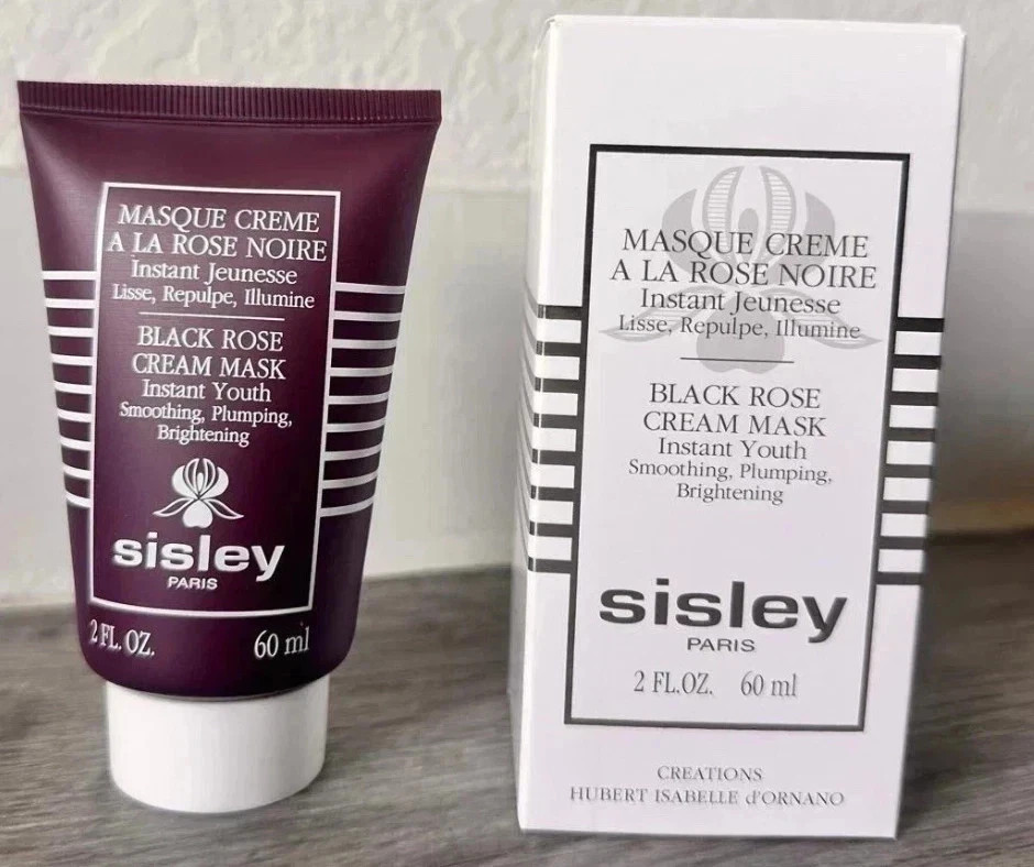 New 60ML Black Rose Cream Mask by Sisley Paris Instant Youth 2 oz Fresh Stock