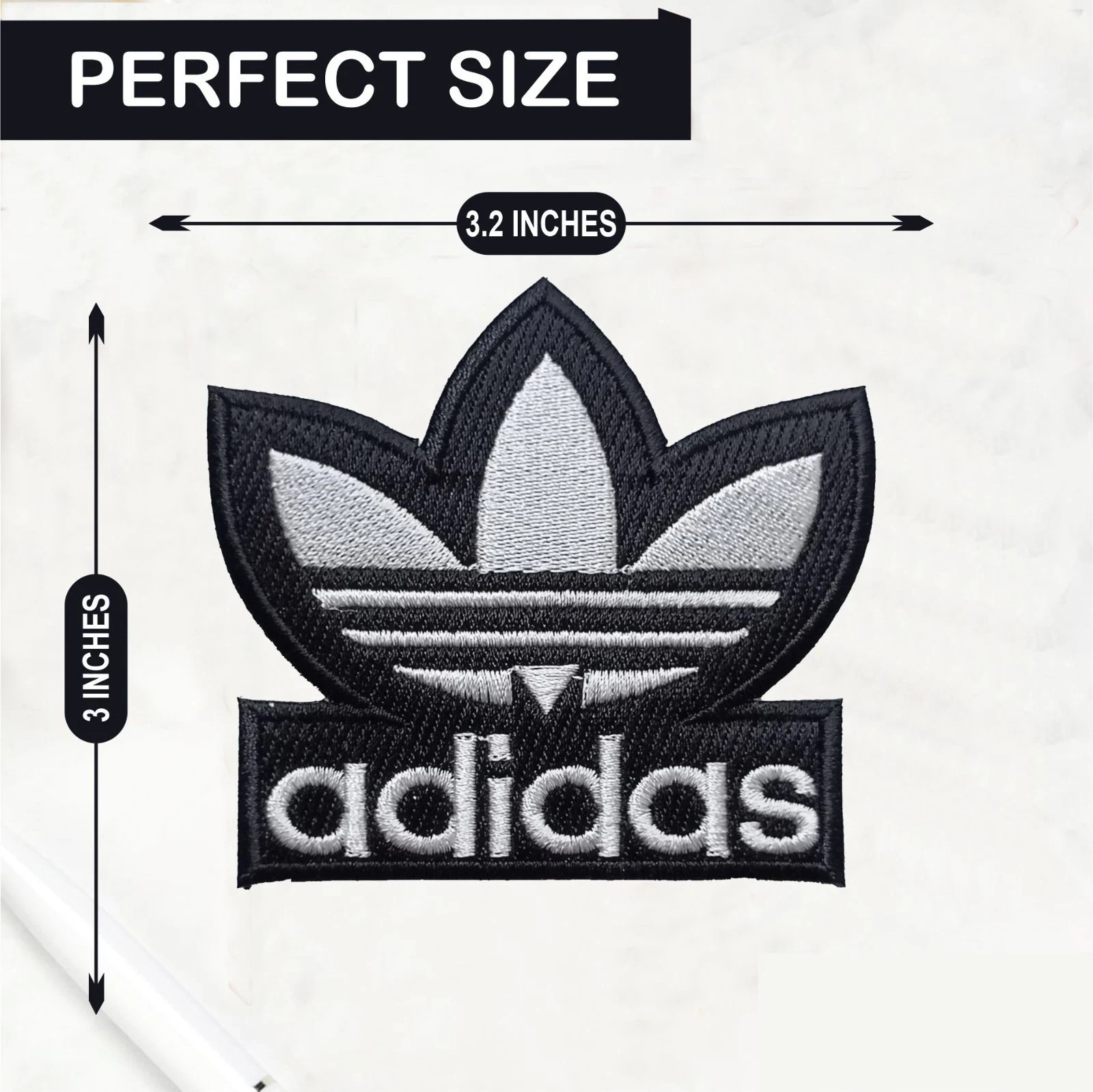 Sports Trefoil Embroidered Patch Clothing Applique Iron On Sew On DIY Craft Sports Trefoil Embroidered Patch Clothing Applique Iron On Sew On DIY Craft