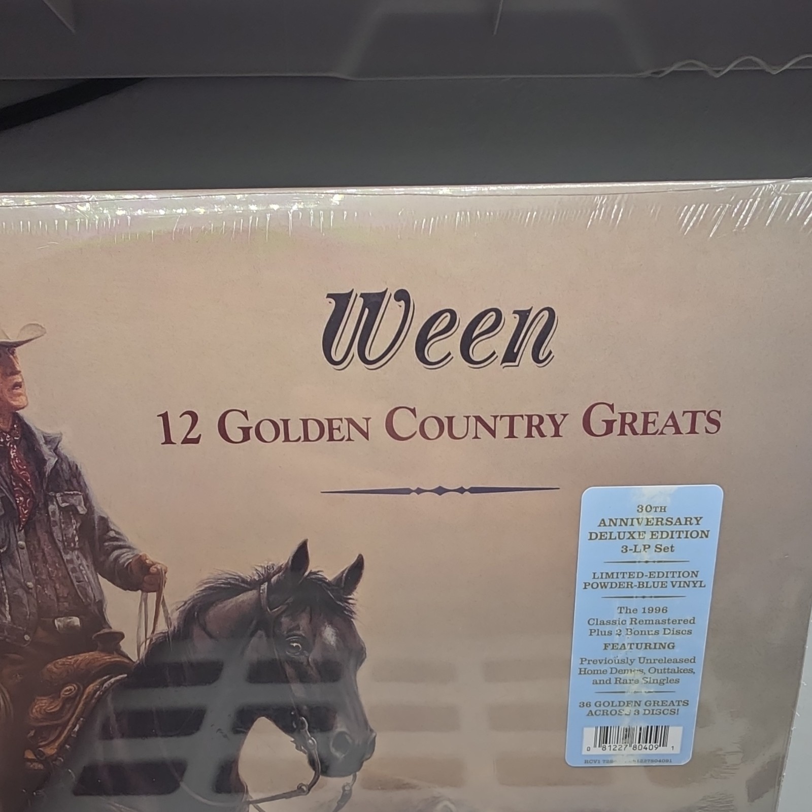 Ween 12 Golden Country Greats Deluxe Edition 3LP Powder Blue Vinyl Sealed New Ween 12 Golden Country Greats Deluxe Edition 3LP Powder Blue Vinyl Sealed New