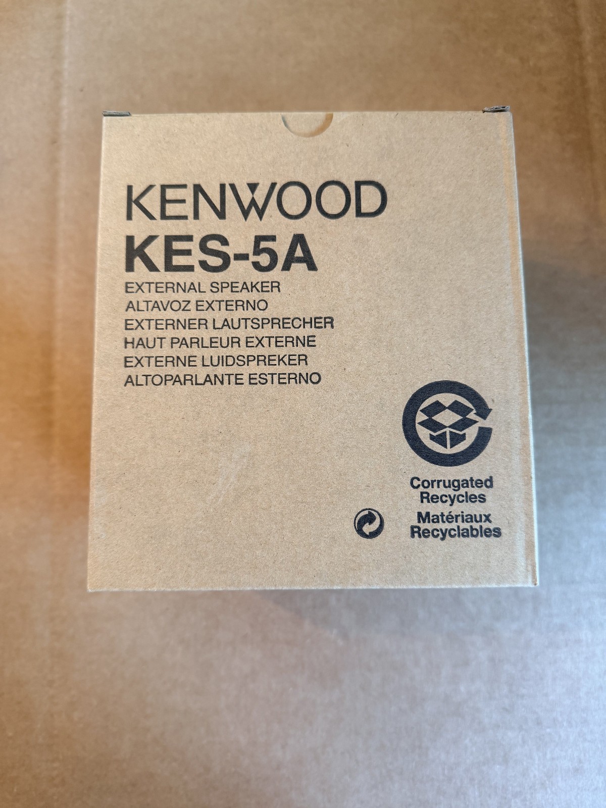 Kenwood KES-5A External Mobile Speaker New In Box