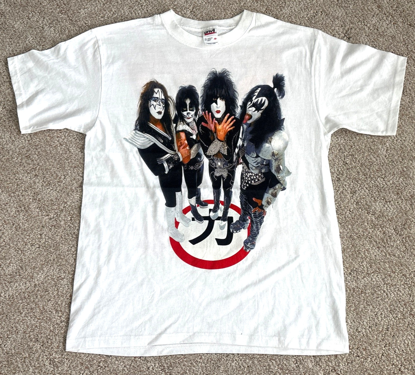 KISS ALIVE IN JAPAN 2003 VERY RARE T-SHIRT ACE PETER NEW Size Medium