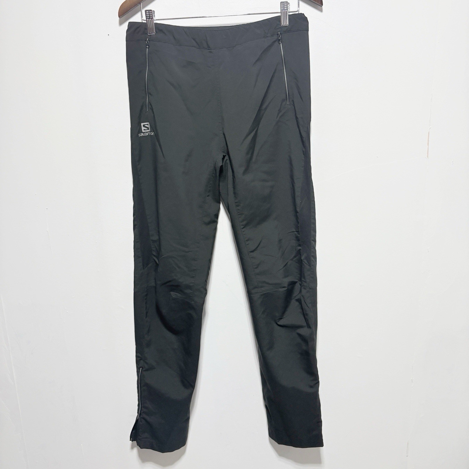 Salomon Pants Mens M Black Advanced Skin Active Dry Activewear Zip Pockets Salomon Pants Mens M Black Advanced Skin Active Dry Activewear Zip Pockets