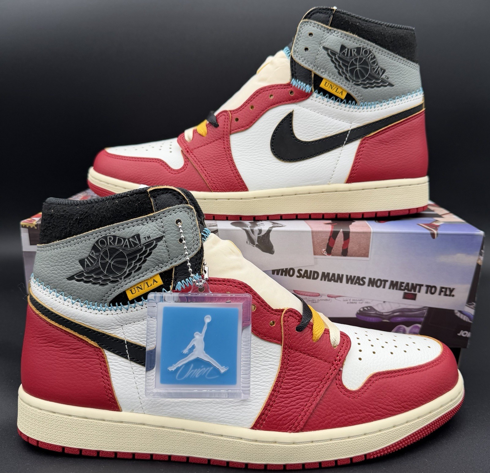 Size 8 - Union LA x Nike Air Jordan 1 Retro OG SP High Chicago Shadow Size 8 - Union LA x Nike Air Jordan 1 Retro OG SP High Chicago Shadow