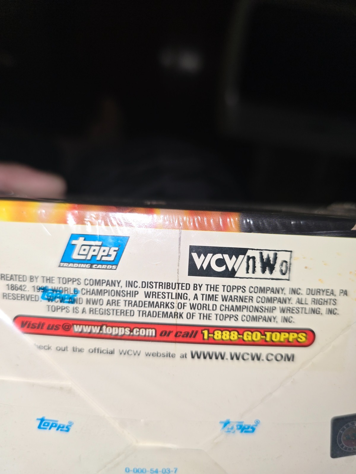1999 TOPPS WCW/NWO NITRO HOBBY BOX WRESTLING CARDS SEALED 36 PACKS RARE