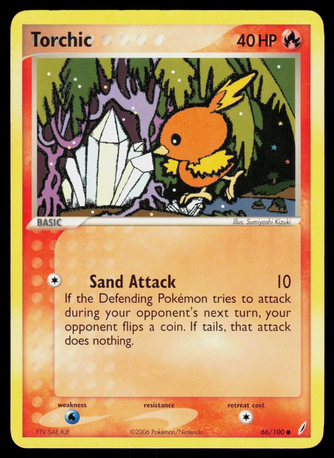 TORCHIC 66/100 CRYSTAL GUARDIANS NM TORCHIC 66/100 CRYSTAL GUARDIANS NM