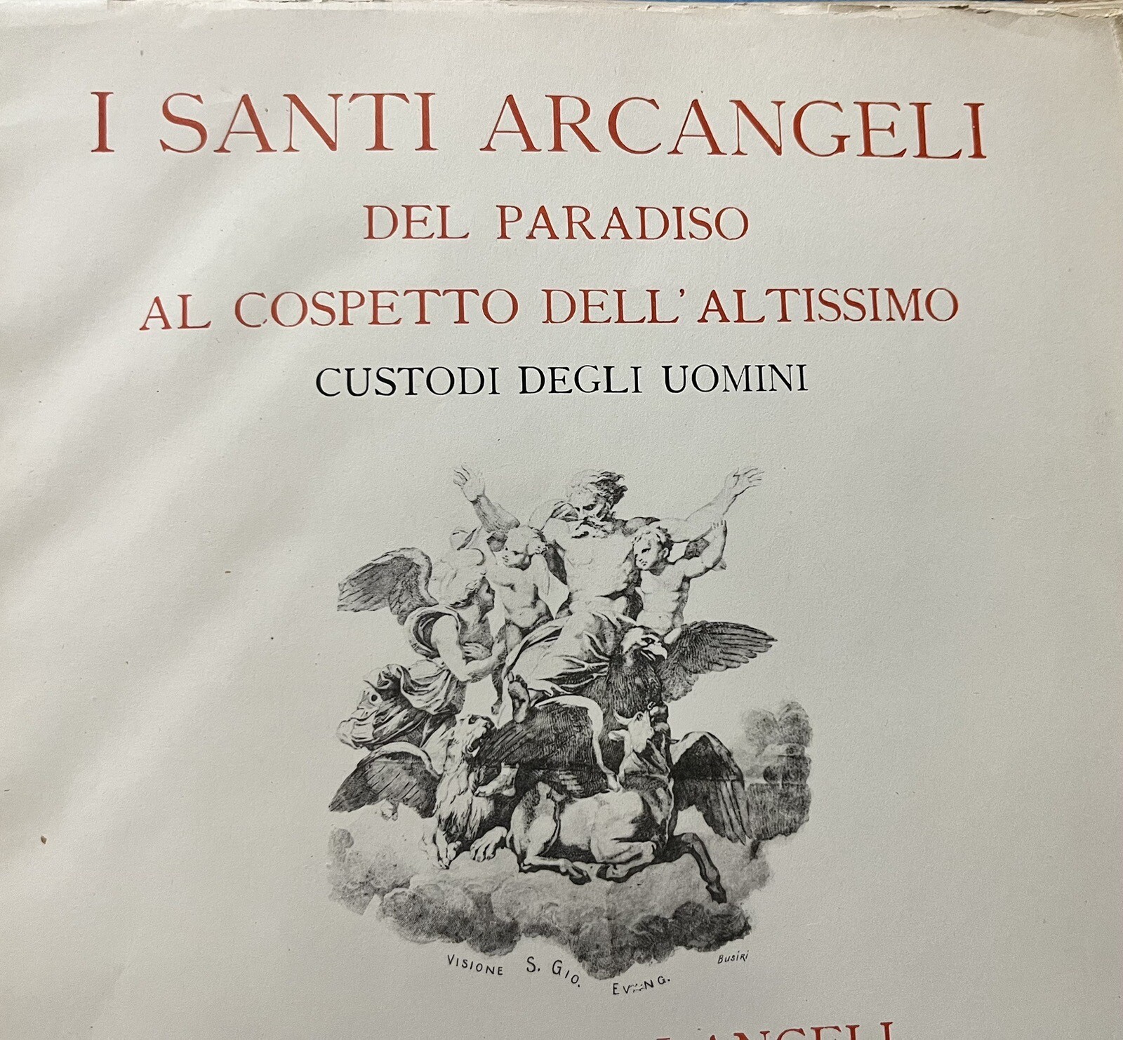 The Holy Archangels Of Paradise In The Presence If The Most High 1805-1806