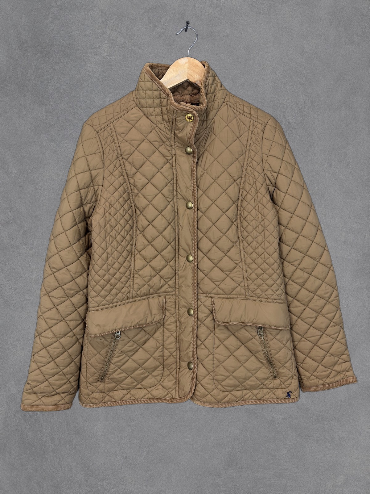 Joules Jacket Womens UK 14 Brown Tan Newdale Quilted Hacking Country Heritage Joules Jacket Womens UK 14 Brown Tan Newdale Quilted Hacking Country Heritage