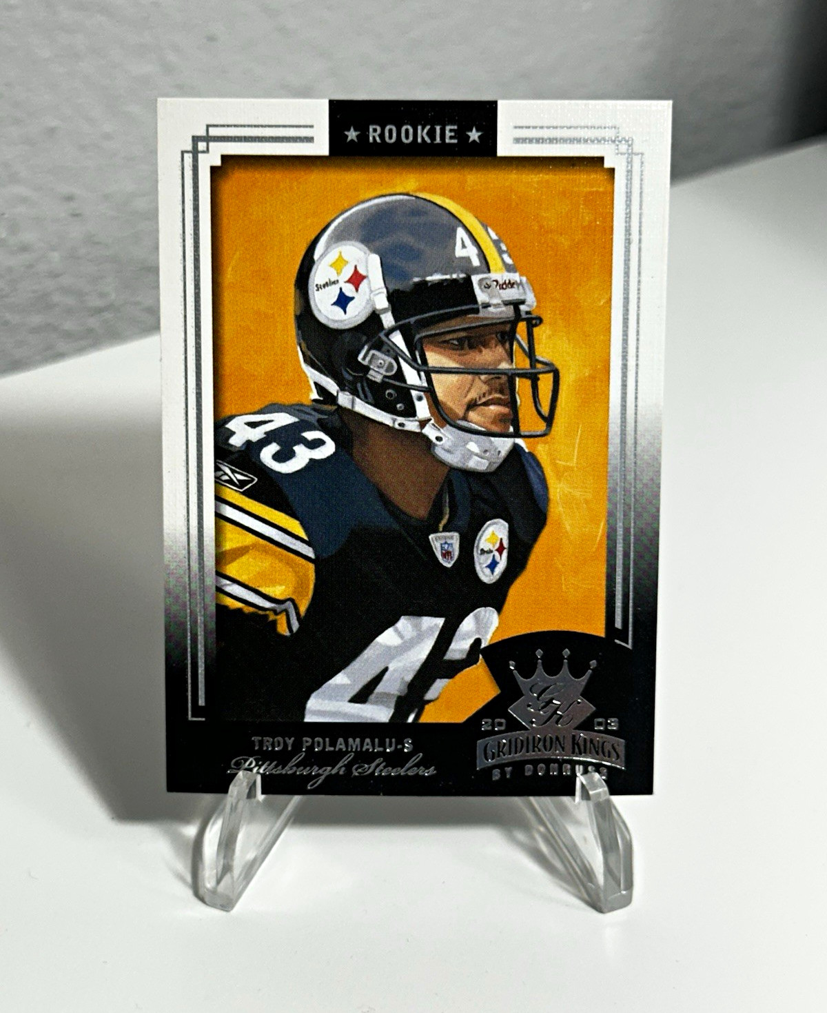 Donruss 2003 Gridiron Kings Troy Polamalu RC Pittsburgh Steelers #149
