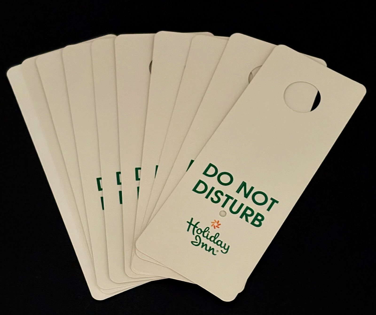 VINTAGE ⭐ LOT OF 10 ⭐ GREY HOLIDAY INN OLD DO NOT DISTURB HOTEL DOOR HANGERS VINTAGE ⭐ LOT OF 10 ⭐ GREY HOLIDAY INN OLD DO NOT DISTURB HOTEL DOOR HANGERS